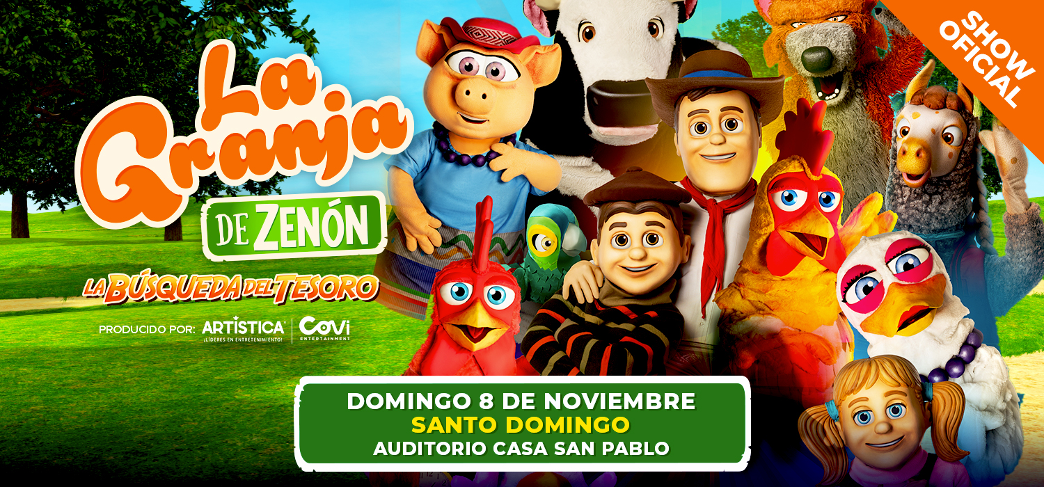 LA GRANJA DE ZENÓN: LA BUSQUEDA DEL TESORO | 2:00 PM | Domingo 8 Noviembre 2026