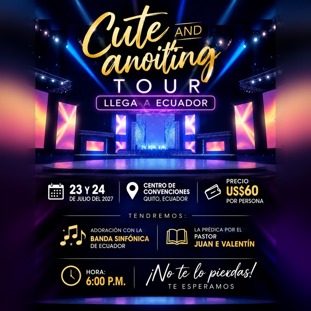CUTE AND ANOITING TOUR: LLEGA A ECUADOR