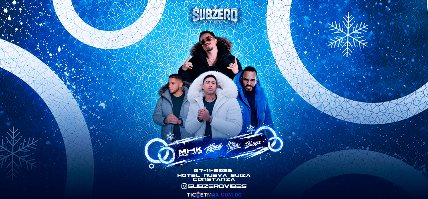 SUBZERO VIBES EXPERIENCE ❄️🧊 | 6:00 PM | Sábado 7 Noviembre 2026