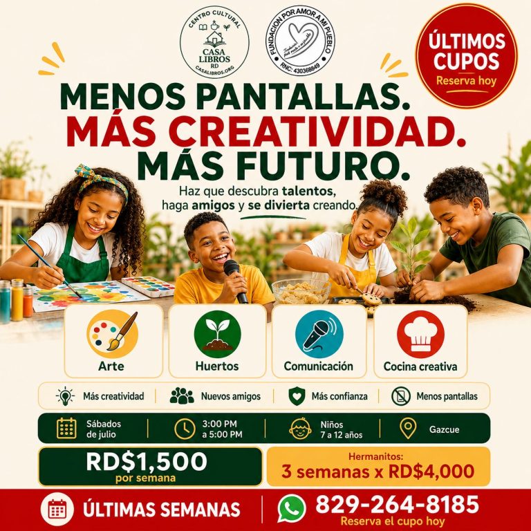 Campamento Verano Cultural Casa Libros