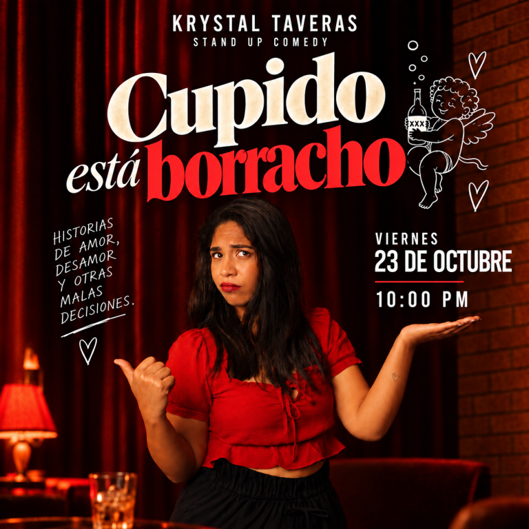 Cupido está borracho - Show de stand up comedy / improv - Krystal Taveras