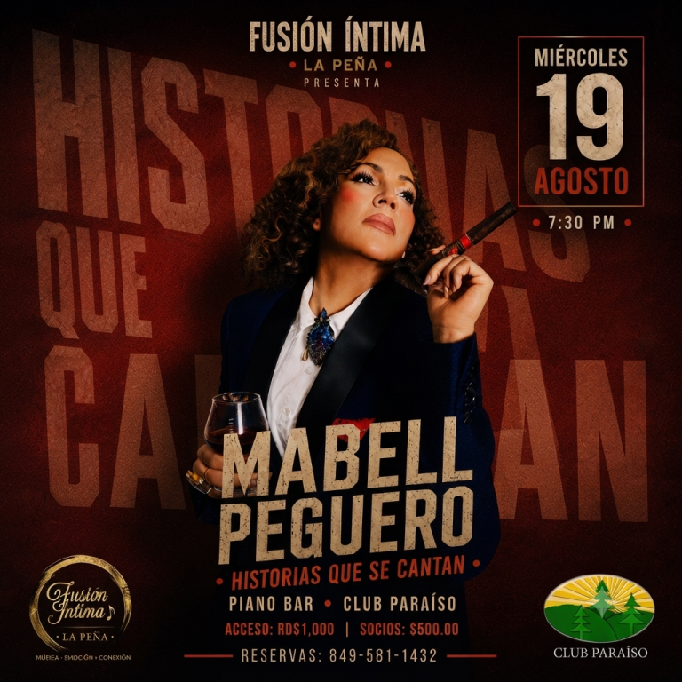 Fusión Intima, La Peña. Mabell Peguero con Historias que se Cantan.