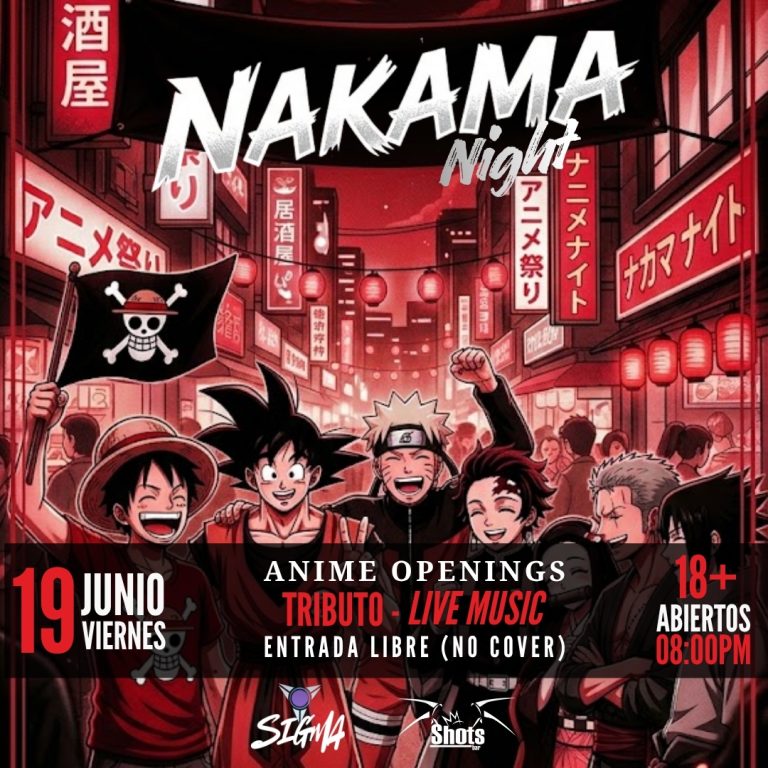 Nakama Night - Tributo al Anime