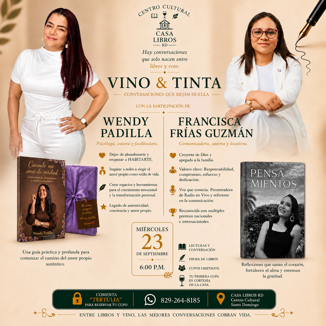 Tertulia Vino & Tinta 23.09.26