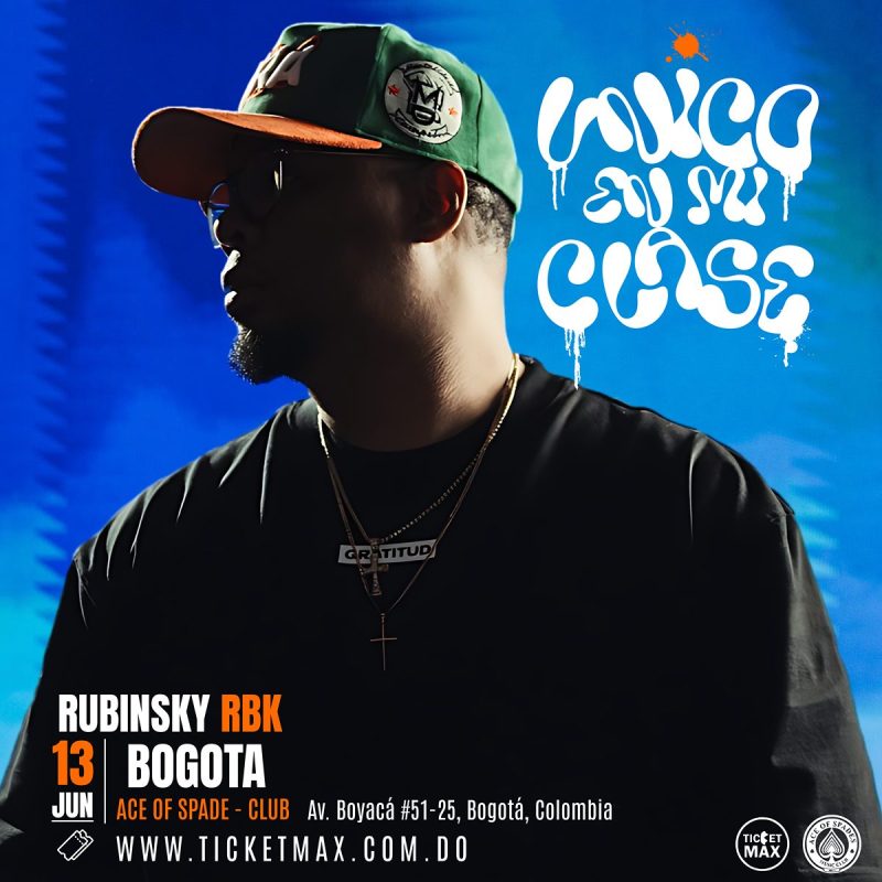 Rubinsky RBK: Unico En Mi Clase | 7:00 PM | Sábado 13 Junio 2026