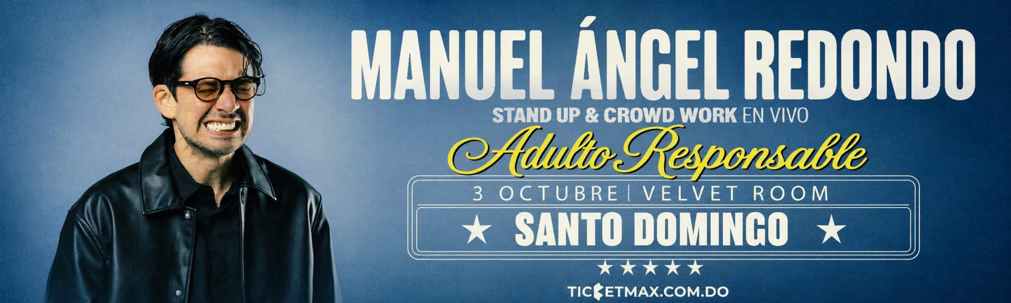 MANUEL ÁNGEL REDONDO – ADULTO RESPONSABLE | 7:00 PM | Sábado 3 Octubre 2026