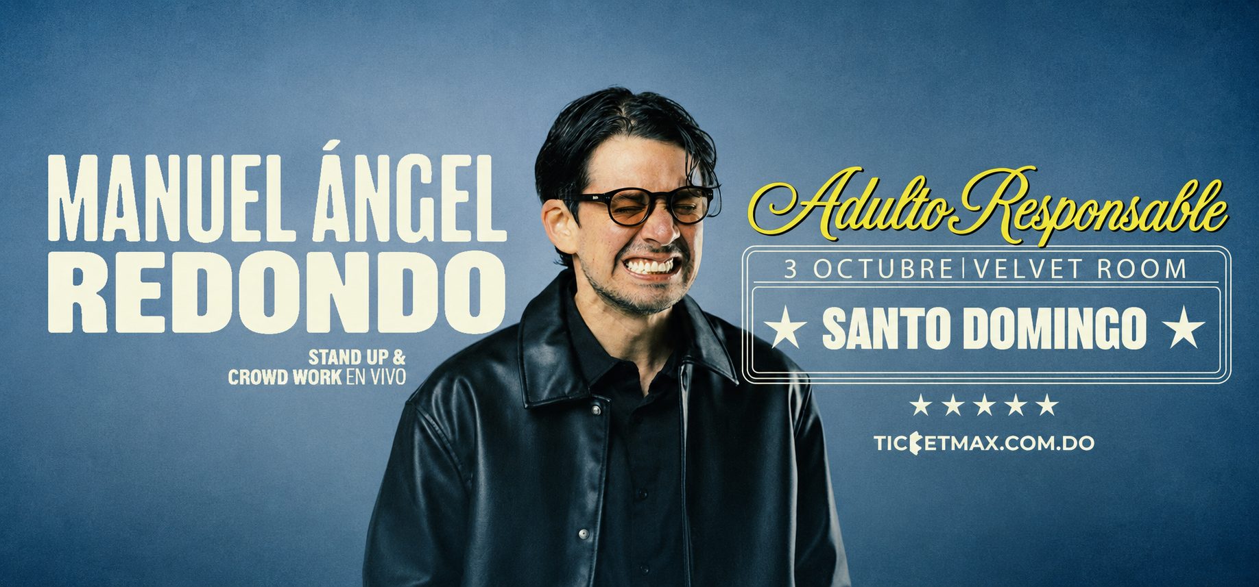 MANUEL ÁNGEL REDONDO – ADULTO RESPONSABLE | 7:00 PM | Sábado 3 Octubre 2026