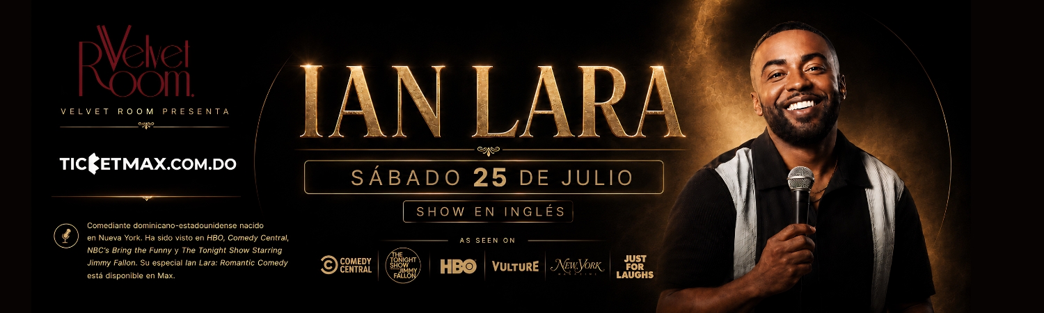 IAN LARA | STAND UP EN INGLÉS | 7:00 PM | Sábado 25 Julio 2026