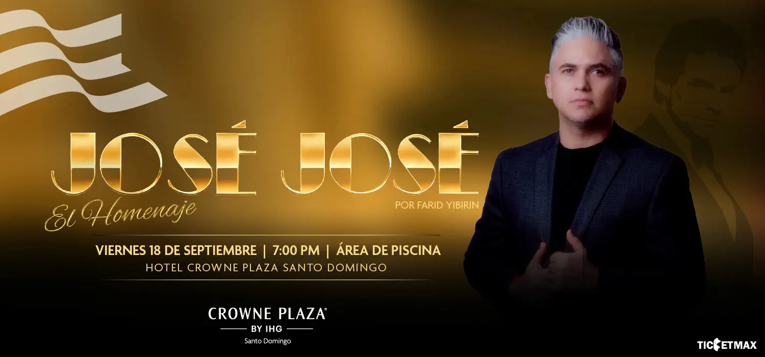 José José, El Homenaje | 7:00 PM | Viernes 18 Septiembre 2026