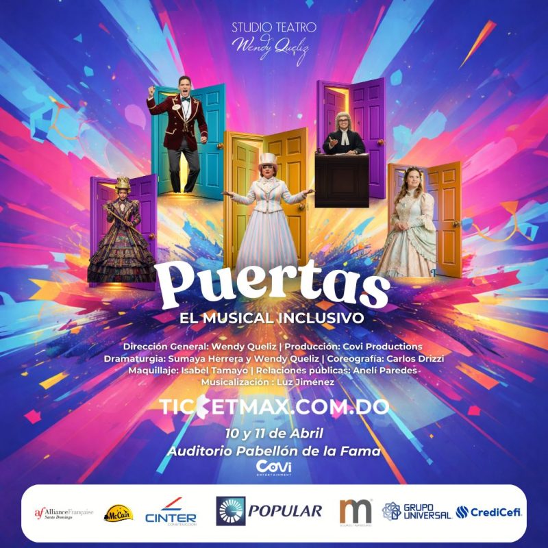 Puertas El Musical Inclusivo | 8:00 PM | Viernes 10 al Sábado 11 Abril 2026