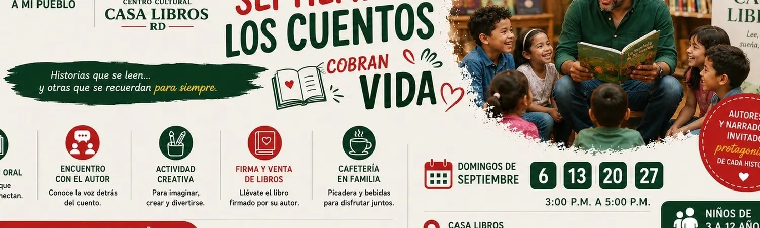 Domingos de recuerdos para siempre | 3:00 PM - 5:00 PM | Domingo 20 Septiembre 2026