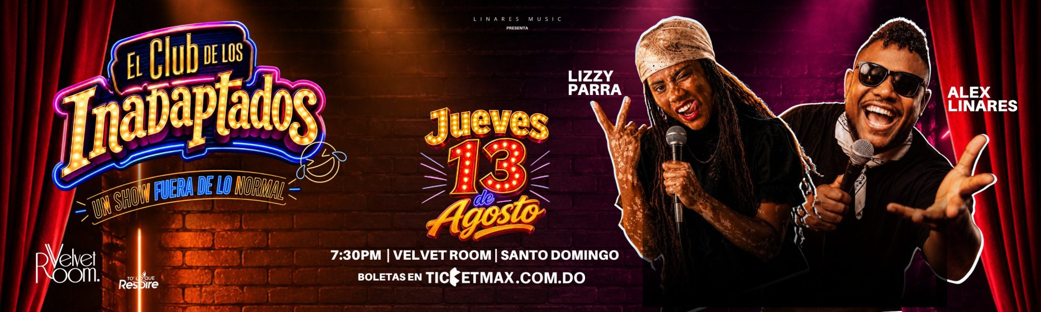 El Club de los Inadaptados | 7:30 PM | Jueves 13 Agosto 2026